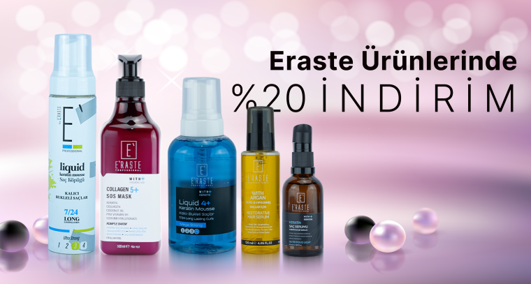 Eraste ürünlerinde indirim