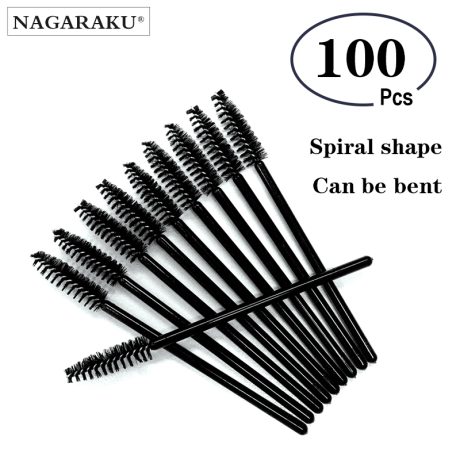 NAGARAKU Tek Kullanımlık Kirpik Tarama Fırçası 100 Adet